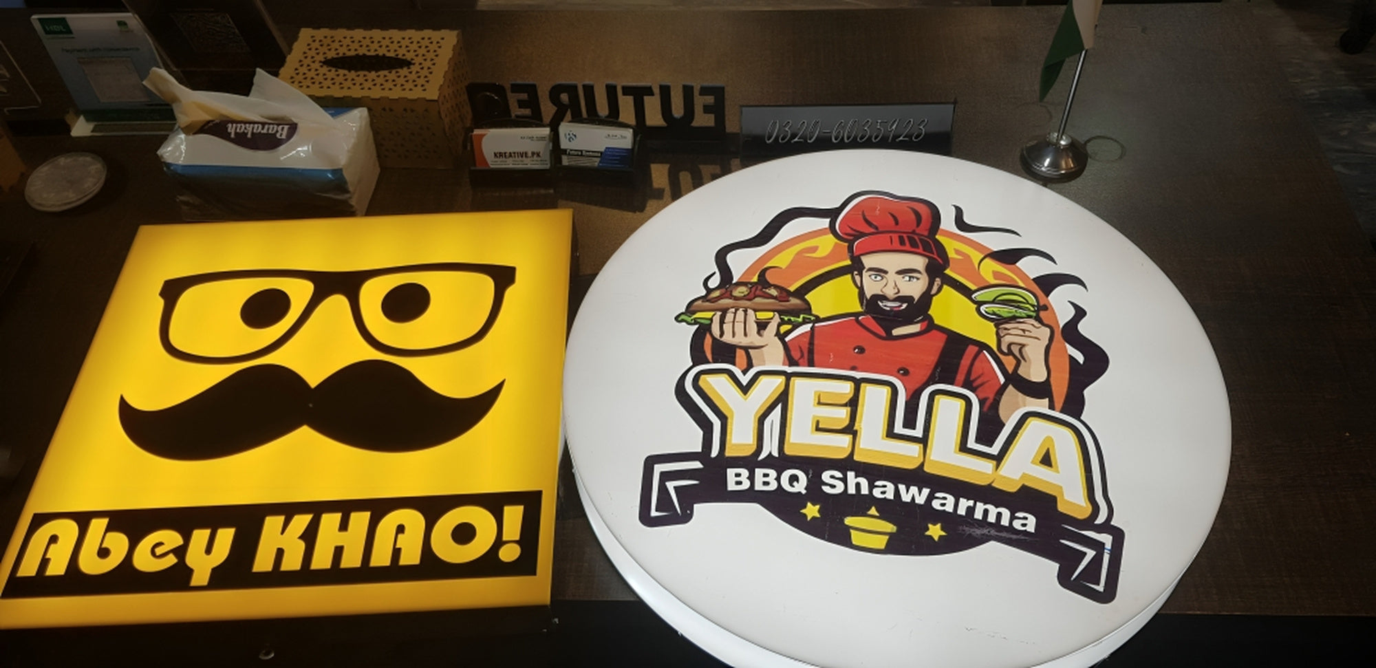 Fully Illuminated 3D Acrylic Sign