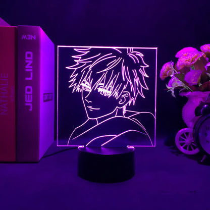 Custom Anime 3D Lamp – LED Night Light for Bedroom & Gaming Setup