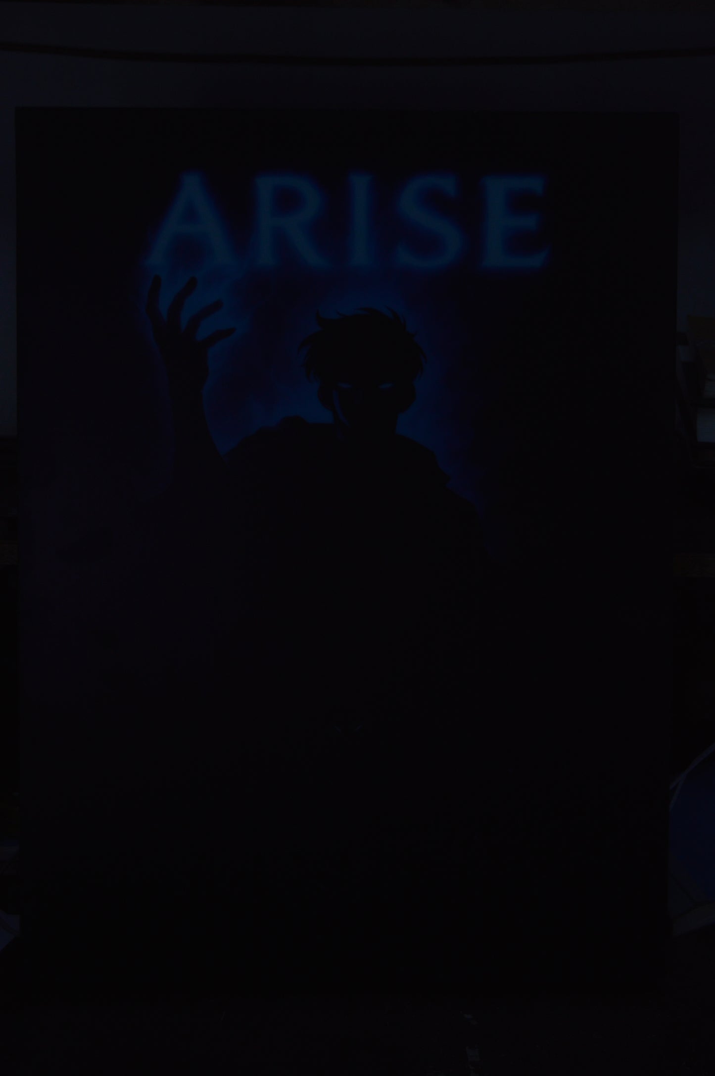 UV Printed Glowing Board – “ARISE” Mystic Blue Edition