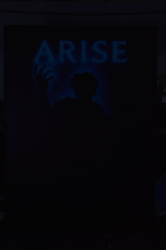 UV Printed Glowing Board – “ARISE” Mystic Blue Edition