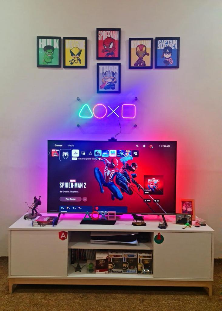 Game Console Neon Lights