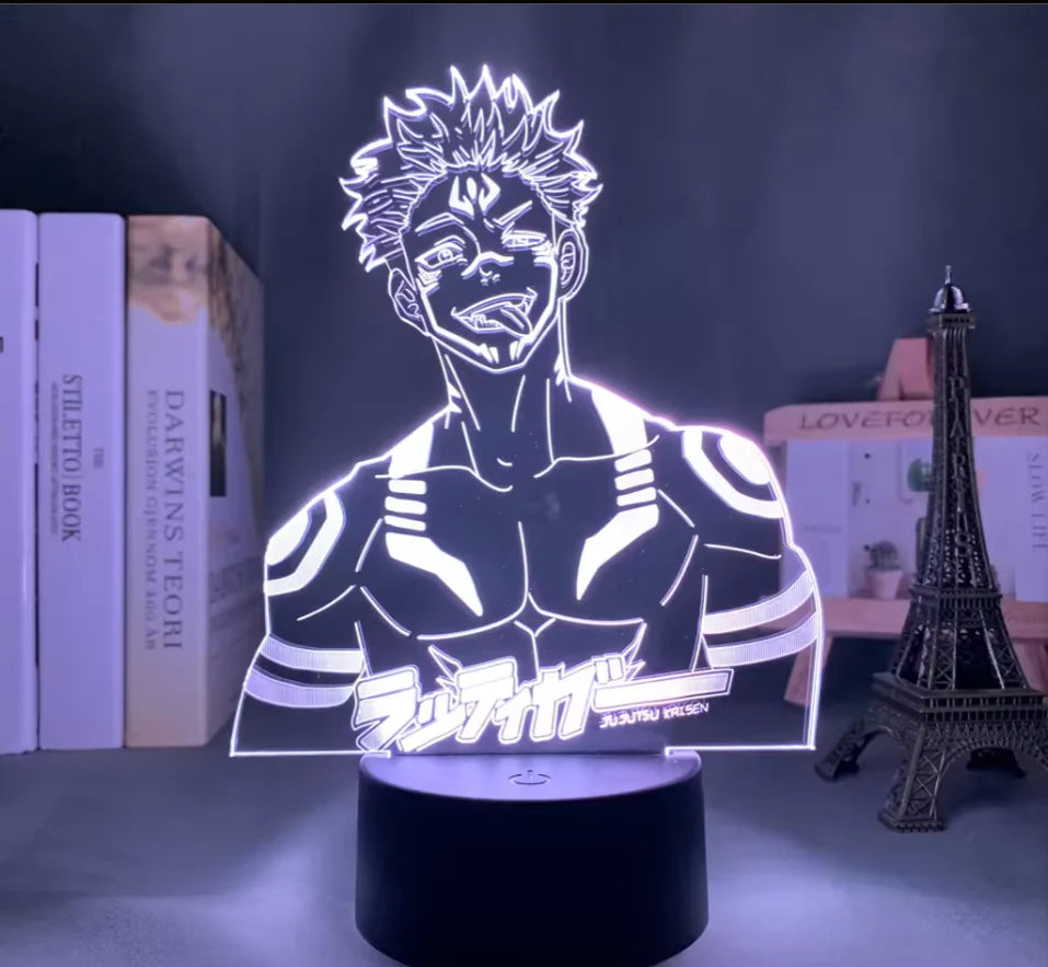 Anime Character 3D Lamp – LED Lamp for Desk & Room Décor
