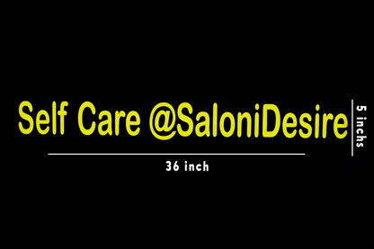 Custom 2D LED Sign Board for Beauty Parlor – Premium Acrylic Logo & Salon Signage