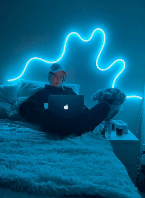 Neon Light Rope for Wall Decor or Room Decor
