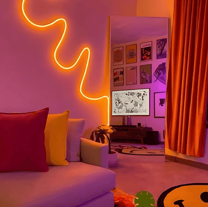 Neon Light Rope for Wall Decor or Room Decor